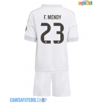 Camisa de time de futebol Real Madrid Ferland Mendy #23 Replicas 1º Equipamento Infantil 2025-26 Manga Curta (+ Calças curtas)